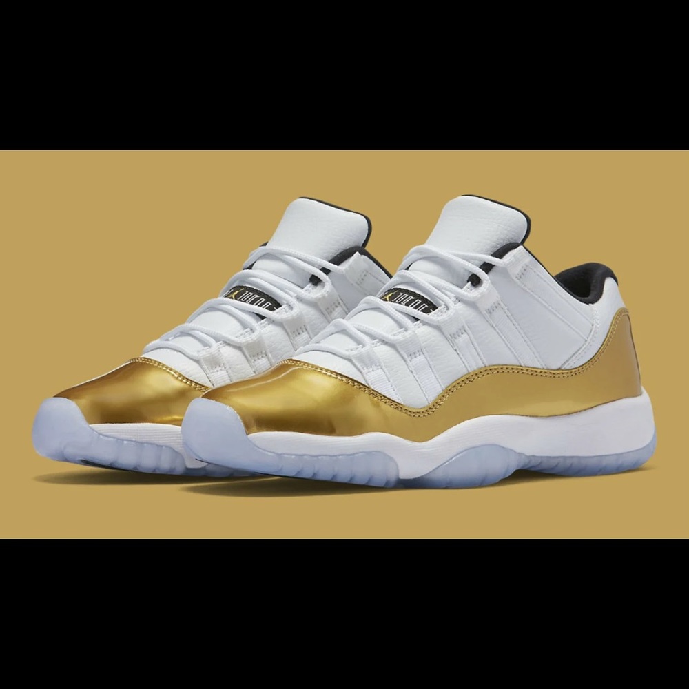 Jordan 11 Low Gold